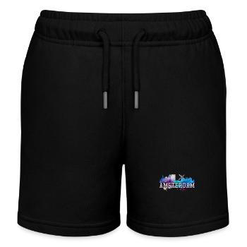 Amsterdam Pays-Bas Hollande Souvenir - Short de jogging enfant bio Stanley/Stella - noir - Devant