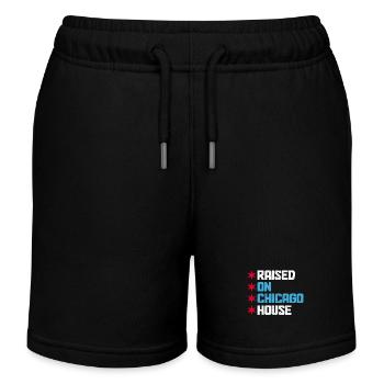 Chicago House Music Illinois - Kinder Organic Joggingshorts Mini Bolter von Stanley/Stella - Schwarz - Vorne