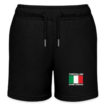 Tortellini Game Strong - Kinder Organic Joggingshorts Mini Bolter von Stanley/Stella - Schwarz - Vorne