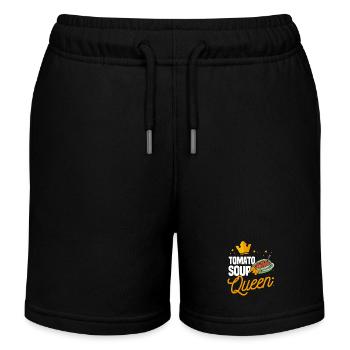Reine de la soupe aux tomates - Short de jogging enfant bio Stanley/Stella - noir - Devant