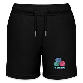 Crochet au Crochet | Crochet Crochet Cadeau - Short de jogging enfant bio Stanley/Stella - noir - Devant