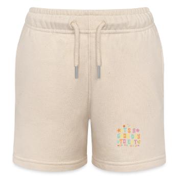 bluTenue de soupe de chou-fleur - Short de jogging enfant bio Stanley/Stella - écru doux - Devant