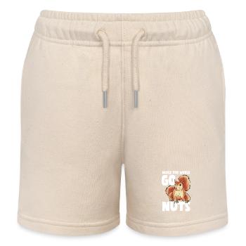 Eichhörnchen - Kinder Organic Joggingshorts Mini Bolter von Stanley/Stella - Natur - Vorne