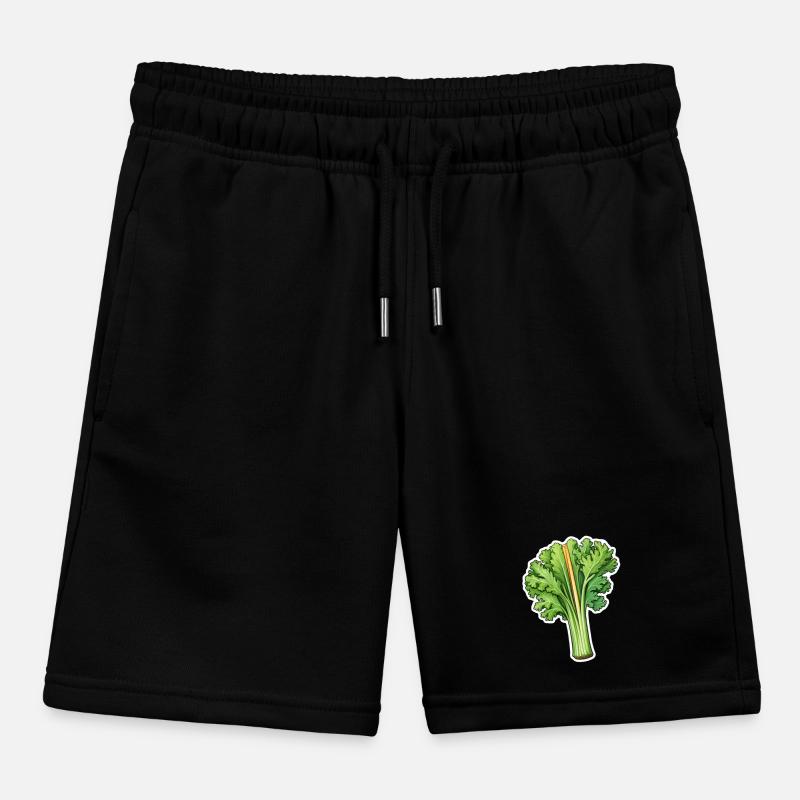 Stangensellerie oder Staudensellerie Kinder Organic Joggingshorts Mini Bolter von Stanley/Stella