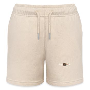 Nussknacker-herzschlag - Kinder Organic Joggingshorts Mini Bolter von Stanley/Stella - Natur - Vorne