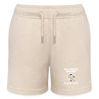 Modelleisenbahn Modellzug Zug Eisenbahner Eisenbah - Kinder Organic Joggingshorts Mini Bolter von Stanley/Stella - Natur - Vorne