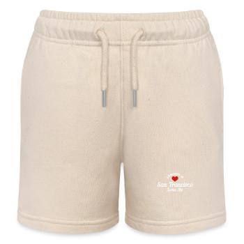 San Francisco Kalifornien Souvenir - Kinder Organic Joggingshorts Mini Bolter von Stanley/Stella - Natur - Vorne