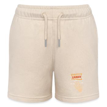 Anatomie Eines Spielers Skelett Hand Lustige Männer Jungen - Kinder Organic Joggingshorts Mini Bolter von Stanley/Stella - Natur - Vorne