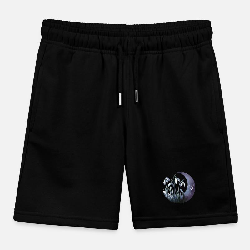 Perce-neige dessiné Short de jogging enfant bio Stanley/Stella