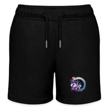 Iris dessinés - Short de jogging enfant bio Stanley/Stella - noir - Devant