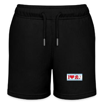 Chicago Illinois Souvenir Geschenk - Kinder Organic Joggingshorts Mini Bolter von Stanley/Stella - Schwarz - Vorne