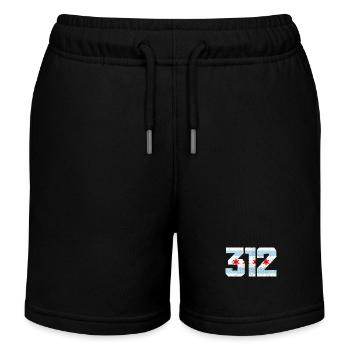 Chicago Illinois Souvenir Geschenk - Kinder Organic Joggingshorts Mini Bolter von Stanley/Stella - Schwarz - Vorne
