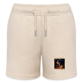 my song is everything - Kids Organic Sweat Shorts by Stanley/Stella - soft Ecru - Front
