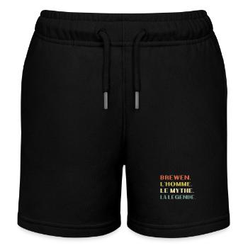 Brewen Der Mann Der Mythos Legende Geschenk Humor - Kinder Organic Joggingshorts Mini Bolter von Stanley/Stella - Schwarz - Vorne