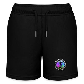 StandUp Paddle Boarder My Passion My Water Sports - Kinder Organic Joggingshorts Mini Bolter von Stanley/Stella - Schwarz - Vorne
