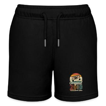 Awesome since 2010 - Kids Organic Sweat Shorts by Stanley/Stella - black - Front