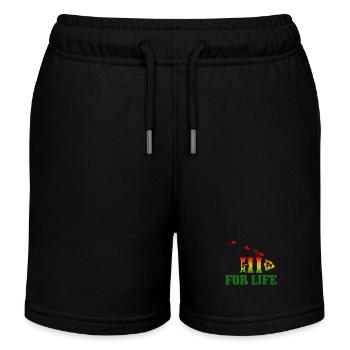 Hawaï Aloha Souvenir hawaïen - Short de jogging enfant bio Stanley/Stella - noir - Devant