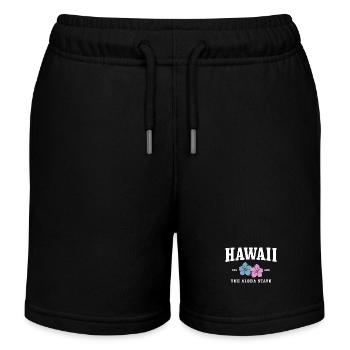 Hawaï Aloha Souvenir hawaïen - Short de jogging enfant bio Stanley/Stella - noir - Devant
