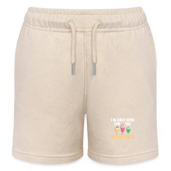 Milkshakes T-Shirt - Short de jogging enfant bio Stanley/Stella - écru doux - Devant