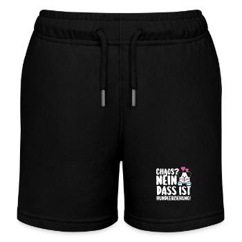 Dog Dog Owner Dog Owner Dog Trainer Dogs - Kids Organic Sweat Shorts by Stanley/Stella - black - Front