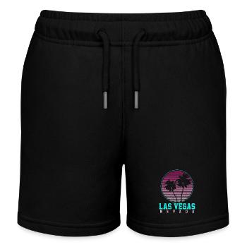 Las Vegas Nevada Souvenir Geschenk - Kinder Organic Joggingshorts Mini Bolter von Stanley/Stella - Schwarz - Vorne
