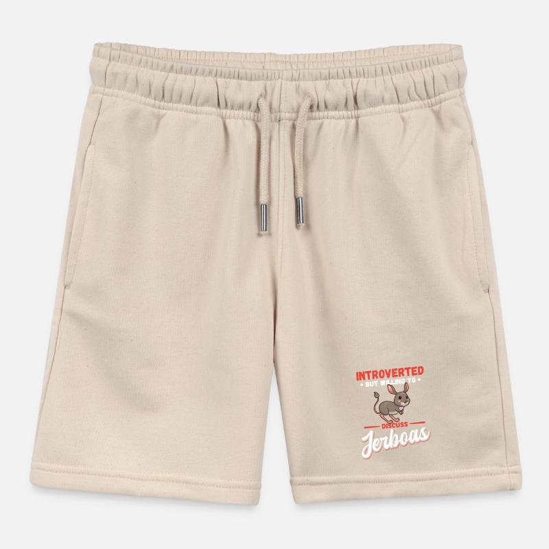 Springmäuse Springmaus Wüstenspringmaus Geschenk Kinder Organic Joggingshorts Mini Bolter von Stanley/Stella