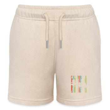 San Diego Californie Vintage Souvenir - Short de jogging enfant bio Stanley/Stella - écru doux - Devant