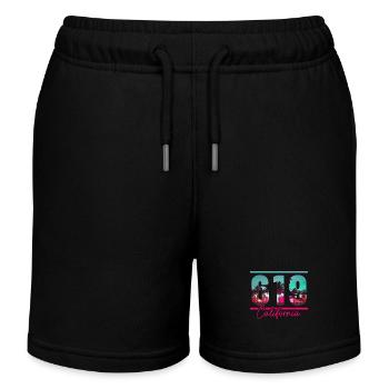 San Diego Californie Vintage Souvenir - Short de jogging enfant bio Stanley/Stella - noir - Devant