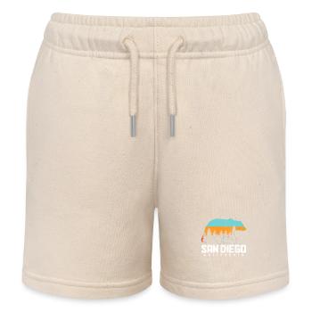 San Diego Kalifornien Vintage Souvenir - Kinder Organic Joggingshorts Mini Bolter von Stanley/Stella - Natur - Vorne