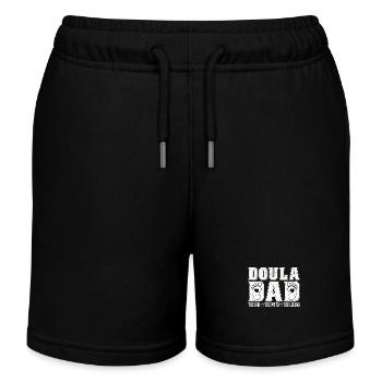 Doula Papa L’Idole Le Mythe La Légende Équipe de Naissance - Short de jogging enfant bio Stanley/Stella - noir - Devant