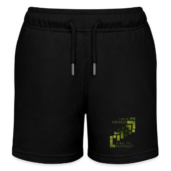 Ingénieur Ingenieur - Short de jogging enfant bio Stanley/Stella - noir - Devant