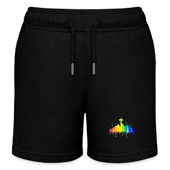 Cadeau Souvenir de Seattle Washington - Short de jogging enfant bio Stanley/Stella - noir - Devant