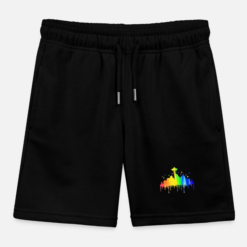 Seattle Washington Souvenir Geschenk Kinder Organic Joggingshorts Mini Bolter von Stanley/Stella