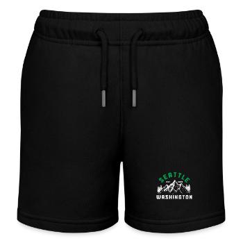 Cadeau Souvenir de Seattle Washington - Short de jogging enfant bio Stanley/Stella - noir - Devant