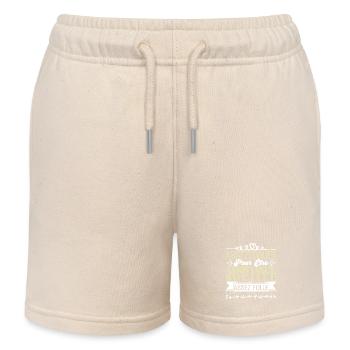 Geschenk für Sozialarbeiter. Perfekter Assistent. - Kinder Organic Joggingshorts Mini Bolter von Stanley/Stella - Natur - Vorne