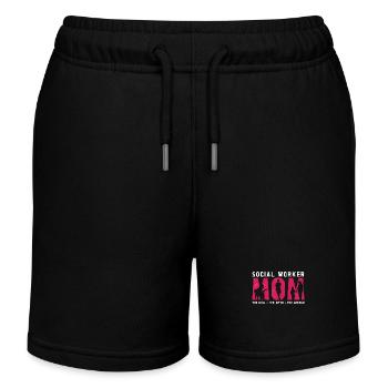 Assistante sociale Maman L’idole Gestionnaire du service social - Short de jogging enfant bio Stanley/Stella - noir - Devant