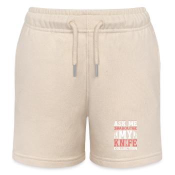 Ask Me About My Knife Collection Hobby Knife Colle - Kinder Organic Joggingshorts Mini Bolter von Stanley/Stella - Natur - Vorne