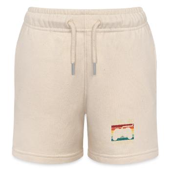 Level 40 Complete 40 Years Birthday Gift - Kids Organic Sweat Shorts by Stanley/Stella - soft Ecru - Front