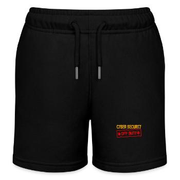 CybCyber Security hors service - Short de jogging enfant bio Stanley/Stella - noir - Devant