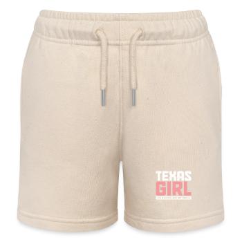 Texas - Kids Organic Sweat Shorts by Stanley/Stella - soft Ecru - Front