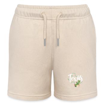 Texas - Short de jogging enfant bio Stanley/Stella - écru doux - Devant