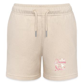 My Favorite Dancer Calls Me Nana Dance Grandma - Kids Organic Sweat Shorts by Stanley/Stella - soft Ecru - Front