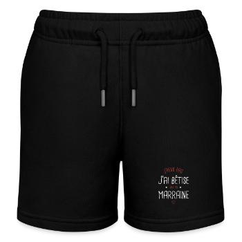I can't, I've messed up with my Godmother. - Kids Organic Sweat Shorts by Stanley/Stella - black - Front
