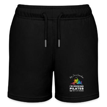 Yep, I'am a Pilates Grandma Omi für Pilateskurs - Kinder Organic Joggingshorts Mini Bolter von Stanley/Stella - Schwarz - Vorne