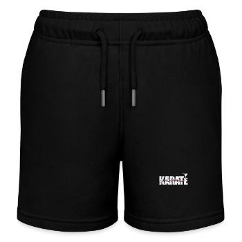 Karaté Maman - Short de jogging enfant bio Stanley/Stella - noir - Devant