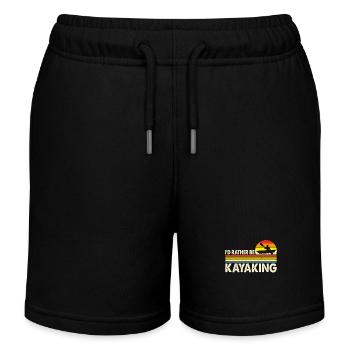 Kajak - Kinder Organic Joggingshorts Mini Bolter von Stanley/Stella - Schwarz - Vorne