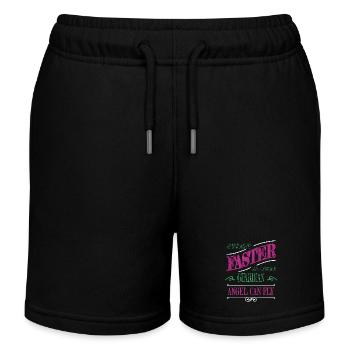 baseballcoffeemug birthday present idea repair - Kinder Organic Joggingshorts Mini Bolter von Stanley/Stella - Schwarz - Vorne