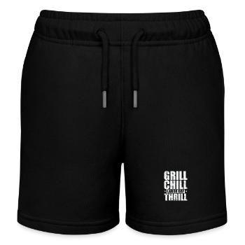 Grill Chill Frisson de la fête du Travail - Short de jogging enfant bio Stanley/Stella - noir - Devant