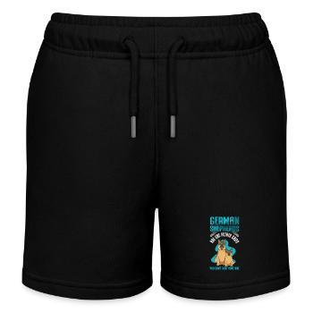 German Shepherds German Shepherd Gift - Kids Organic Sweat Shorts by Stanley/Stella - black - Front