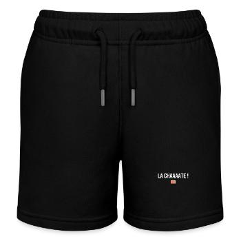 Die Chaaaate. Für einen wütenden Tennisspieler - Kinder Organic Joggingshorts Mini Bolter von Stanley/Stella - Schwarz - Vorne